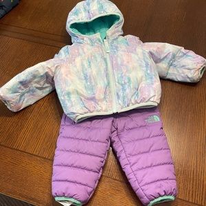 North face snow outfit